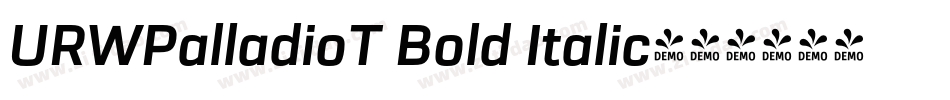 URWPalladioT Bold Italic字体转换